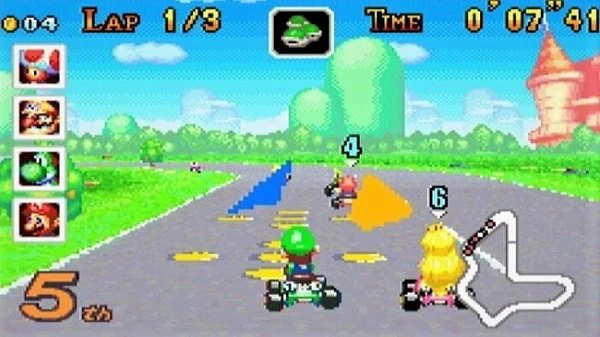 Mario Kart Super Circuit Rom Game Boy Advance Download Games 7522