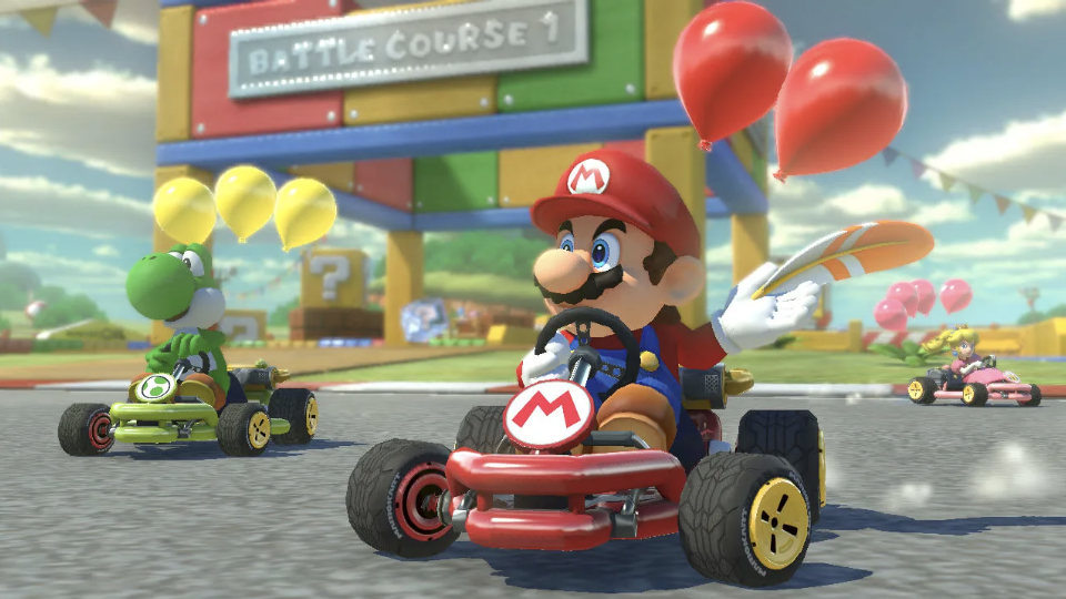 Mario Kart 8 imagem de tela