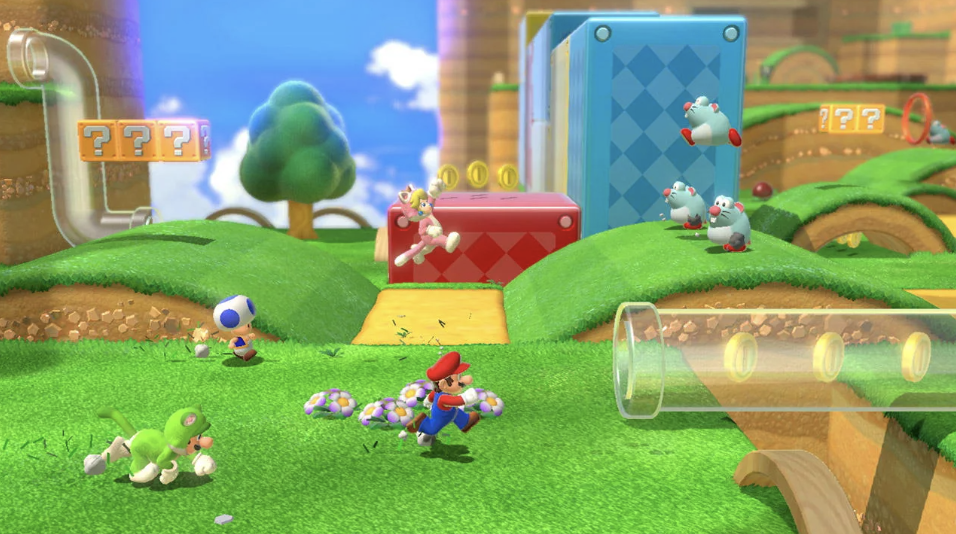 Captura de tela do Super Mario 3D World