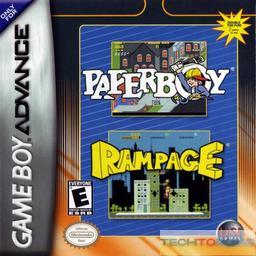 2 Games in One Paperboy Rampage